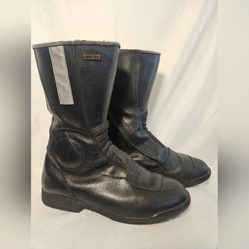 BMW Motorrad Gore-Tex Leather Motorcycle Riding Boots Men’s 43 US 10 MadeinItaly